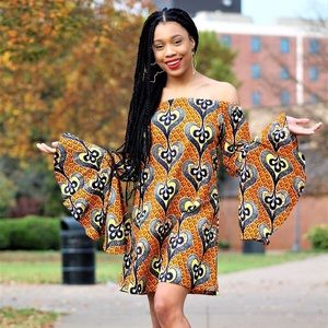 Lovely African Print Dress!